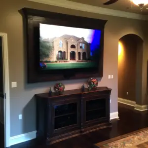 TV mounted in Austin Texas with Handy andy